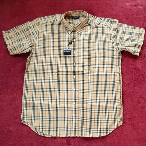 NWT VINTAGE 90's Burberry Men's Shirt - Picture 2 of 12